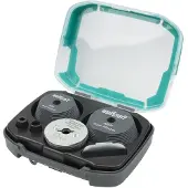 Wolfcraft Set hulpstukken | Voor het vergroten van gaten | 3-delig | 1 set - 5953000