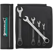 Stahlwille 96401705 17F/5 Steek-ringratelsleutelset Sleutelbreedte (metrisch) 8 - 19 mm