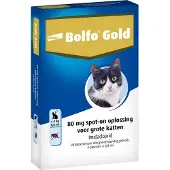 Bolfo Gold Anti Vlooiendruppels Kat Vanaf 4 kg 4 pipetten