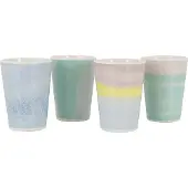 Bo Camp - Pastel - Beker - Barfleur - Melamine - 4 Stuks