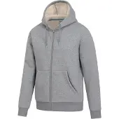 Mountain Warehouse Heren Dalton Borg gevoerde Full Zip Hoodie (Grijs)