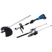 Scheppach Accu Tuinmachine 4-in-1 20V BC-MFH400-X - 2x 20 V (40 V) - Grastrimmer - Bosmaaier - Heggenschaar - Snoeischaar