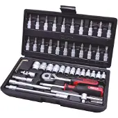 Ks Tools Steeksleutelset - - CLASSIC 917.0648 - 48 stuks - Chroom Vanadium - Robuuste koffer