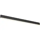 QAZQA Plafondlamp zwart incl. LED 3-staps dimbaar 2700-4000K met dipswitch - Keane