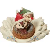 Disney Traditions Knabbel en Babbel Fun in the Snow 6 cm