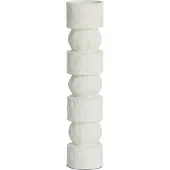 Light & Living Kaarsenhouder Ø9x41 cm AKTA crème (Wit, 9x41x9cm)