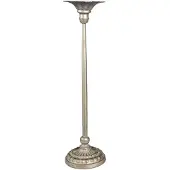 Clayre & Eef Zilvere Kandelaar Ø 12*50 cm 6Y4481L