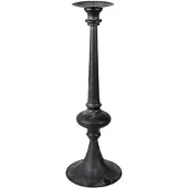 Clayre & Eef Zwarte Kandelaar Ø 15*45 cm 6Y4468