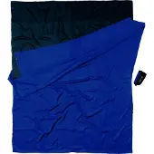 Cocoon - TravelSheet Doublesize Silk - Reisslaapzak 220 x 176 cm - Double, blauw