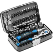 Högert Technik HT1R462 - Gereedschapsset - 1/4-Inch - 38 Delen - CrV Staal