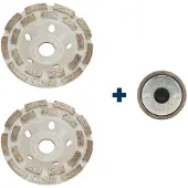 Bosch Accesorios 2 Diamantstopcontacten En Moer