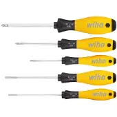 Wiha Schroevendraaierset ESD 5-delig Plat, Kruiskop Phillips