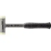 HALDER SUPERCRAFT 3377030 stalen steel, nylon, terugslagvrije hamer, 30 mm