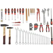 Gedore rode R21000059 gereedschapset ALLROUND, los, 59-delig, artikelnummer 3301632