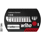 Wiha 39049 39049 Bitset 13-delig Plat, Kruiskop Phillips, Kruiskop Pozidriv