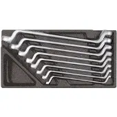 Gedore 3301697 R22150000 Dubbele ringsleutelset 8-delig Sleutelbreedte (metrisch) 07 - 29 mm