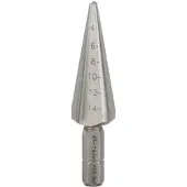 Bosch CONISCHE PLAATBOOR HSS ZESKANTSCHACHT 3-14, 60 MM 1/4