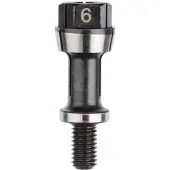 Bosch Accesorios Pince de serrage avec écrou de serrage 6 mm