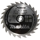Makita B-32895 SPECIALIZED B-32895 Cirkelzaagblad 136 x 10 x 1.5 mm Aantal tanden: 24 1 stuk(s)