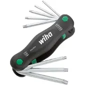 Wiha Multitool PocketStar | TORX | Tamper Resistant (met boring) | 8-delig | SB-versie | met euroslot ophanger - 25166