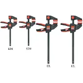 Bessey Set van vier enkelvoudige klemmen, type EZM-EZL