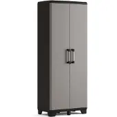 Keter Opbergkast met planken Pro zwart en grijs 445037