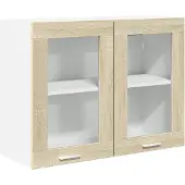 vidaXL Bovenkast Lyon 80x31x60 cm bewerkt hout sonoma eikenkleurig
