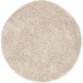 MUST Living Carpet Celeste round medium,Ø200 cm, beige, 100% polyester