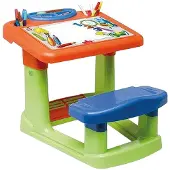 Ninco Uittrekbaar bureau, meerkleurig. Geschikt voor kinderen, meerkleurig, one size