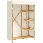 vidaXL Kledingkast 110x45x170 cm bamboe