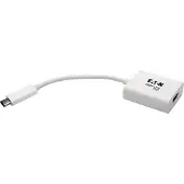 Eaton U444-06N-HD-AM tussenstuk voor kabels USB 3.1 HDMI Wit