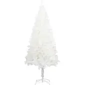 vidaXL Kunstkerstboom met levensechte naalden 180 cm wit