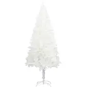 vidaXL Kunstkerstboom met levensechte naalden 240 cm wit