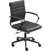 Sedero Bureaustoel Cádiz Zwart - Black Steel Edition - PU Leer - Bureaustoel voor Volwassenen