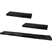 Home67 Wandplank pure mangohout set van 3 groot