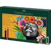 Faber Castell tekenset - Polychromos en Pitt Grafiet Mat - 50-delig - FC-210054