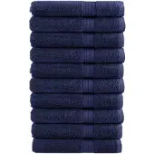 vidaXL Handdoeken SOLUND 10 st 600 g/m² 100x200 cm marineblauw