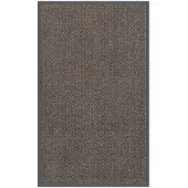 vidaXL Deurmat getuft 90x150 cm donkerbruin