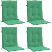 vidaXL Tuinstoelkussens lage rug 4 st 100x50x3 cm oxford stof groen