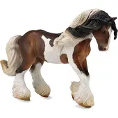 Collecta Figurine - Tinker Hengst Gevlekt - (Xl) - Paarden - Handgeschilderd - Miniatuur