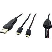 DRAGON WAR Dual Turbo Charging Cable (PS4), Accessoires voor spelcomputers