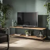 Dimehouse Industrieel TV Meubel Morin Acaciahout 150x40x45