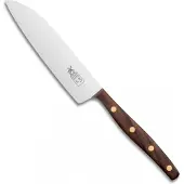 Robert Herder K3 Koksmes - RVS - Recht - Lemmet 12.5 cm - Heft Walnotenhout