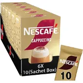 Nescafe Cappuccino oploskoffie - 6 doosjes x 10 zakjes