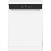 Sharp QWNA25F44BWEU - vrijstaande vaatwasser - energie label B - 14 couverts - besteklade + topsproeier - wit