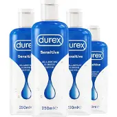 Durex Glijmiddel Sensitive - 250 ml x4 - Voordeelverpakking