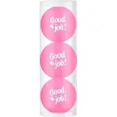 Legend Golfballen Gift Set Good Job! 3 Ballen Pink