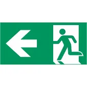 Allesveilig.nl Nooduitgang naar links pictogram