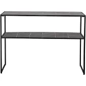 Bloomingville June Console Tafel, Zwart, Steen