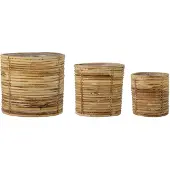Bloomingville Linoa bloempotten set van 3 stuks - 82056790